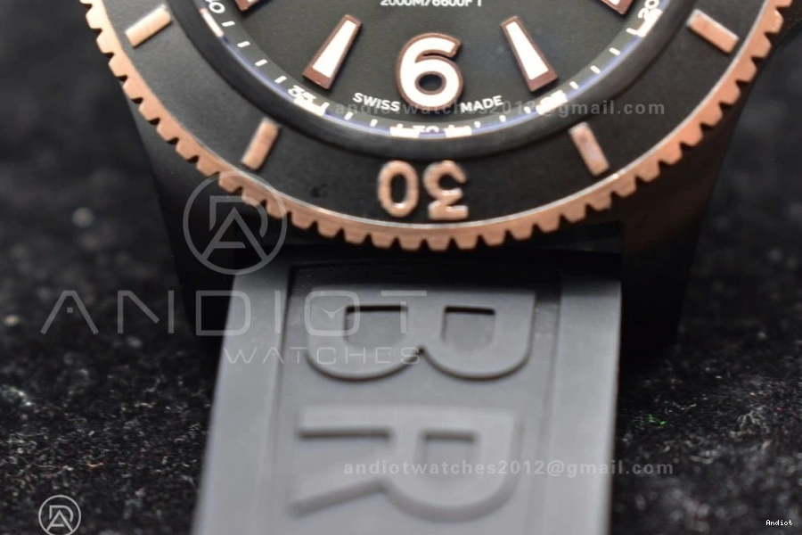 Edition A2824 Strap Best Bezel Automatic Black Dial Superocean on Black Black 44 1:1 TF Rubber 0123